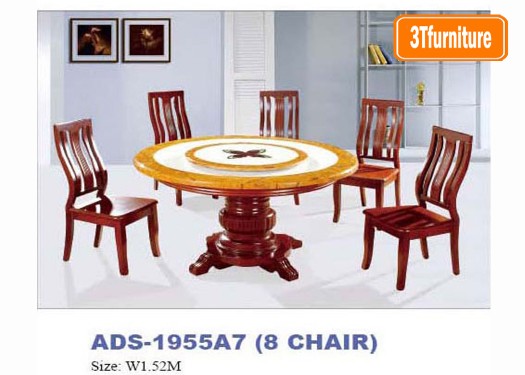 โต๊ะอาหารหน้าหินอ่อน ADS-1955A7